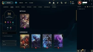 Conta lvl 242 - 371 skins - League of Legends LOL
