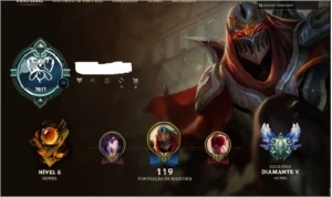 Conta League of Legends Diamante LOL