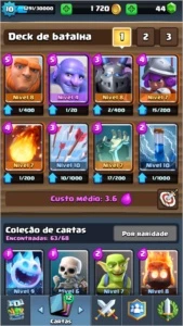 Clash Royale Nvl 10 - 7 Lendárias - Arena 10 - Troca de Nick