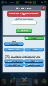 Clash Royale Nvl 10 - 7 Lendárias - Arena 10 - Troca de Nick