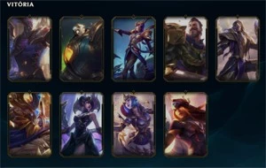 Vendo conta grão mestre todos os campeões - League of Legends LOL