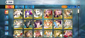 FGO NA - Endgame - 43 SSrs - Todos os SUP META - Outros