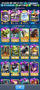 Conta com 21 evoluções e 38 Elite NO PRECINHO - Clash Royale