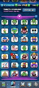 Conta com 21 evoluções e 38 Elite NO PRECINHO - Clash Royale