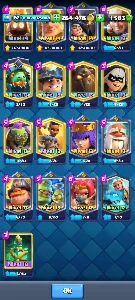 Conta com 21 evoluções e 38 Elite NO PRECINHO - Clash Royale