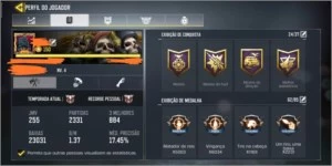 Vendo conta Cod Mobile, Nível 150, Lendário (Mj e Br) - Call of Duty