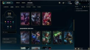 Conta platina 2 com 86 campeoes e 28 skins - League of Legends LOL