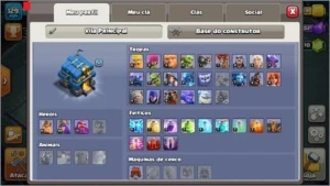 CLASH OF CLANS CV12 **CONTA TOP**