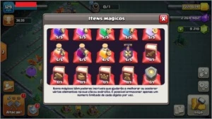 CLASH OF CLANS CV12 **CONTA TOP**