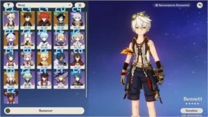 AR55 - DILLUC C1, ZHONGLI C1, VENTI, QIQI E ALBEDO - Genshin Impact