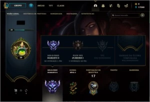 CONTA SMURF D2 63% WR NO PRECINHO - League of Legends LOL