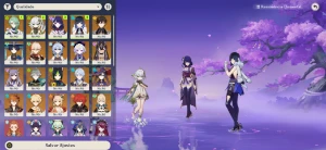 🟢38 Chars/Constelação + 24 Arma/Refino +Skins/Armas Evento✨ - Genshin Impact