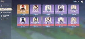 🟢38 Chars/Constelação + 24 Arma/Refino +Skins/Armas Evento✨ - Genshin Impact