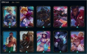 CONTA LOL PLATINA 4 TODOS OS CHAMPS + 175 SKINS. - League of Legends