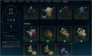 CONTA LOL PLATINA 4 TODOS OS CHAMPS + 175 SKINS. - League of Legends