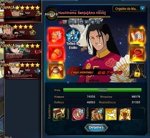 Conta Naruto Online Tranca Nv 102 +/-3.100.000 De Fc.