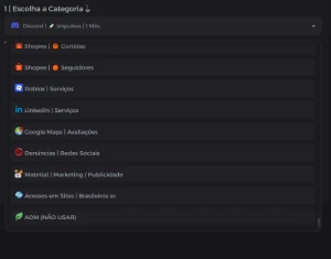 Painel De Seguidores ( Instagram Tiktok Discord Kwai ) - Redes Sociais