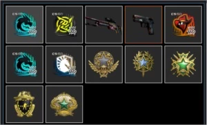 CONTA DE CSGO RARA 5 MEDALHAS ANTIGAS (ÚNICA) - Counter Strike