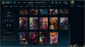 conta Platina 1 63 champ - League of Legends LOL