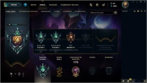 conta Platina 1 63 champ - League of Legends LOL