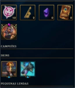CONTA LOL GOLD 1 SMURF 58% DE WINRATE - League of Legends