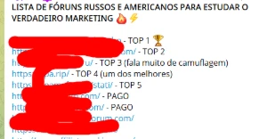 Lista De Fóruns Russos E Americanos Para Estudar Mkt - Outros