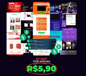 Mega Pack +190 Landing Page 100% Editáveis