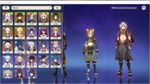 ⭐ITTO c2 , Xiao, Ayaka, Zhong li, Gorou c5, Qiqi ⭐AR 46 - Genshin Impact