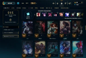 Conta mestre com 85 Champs e 27 Skins (226 PDLS) - League of Legends LOL