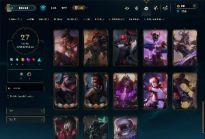 Conta mestre com 85 Champs e 27 Skins (226 PDLS) - League of Legends LOL