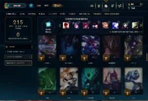 Conta mestre com 85 Champs e 27 Skins (226 PDLS) - League of Legends LOL