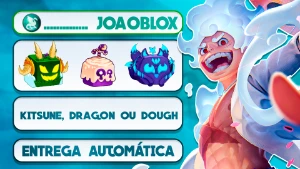 🦊🐉 Blox Fruit > Kitsune, Dragon ou Dough no INVENTÁRIO