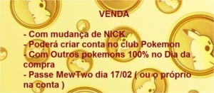 CONTA COM 3 MEWTWO ( + PASSE EX ) - Pokémon