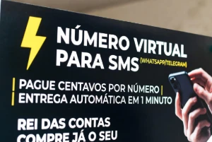 ⚡ Número Virtual Para Sms ( [conteúdo removido] app/Telegram) | Promoçao - Redes Sociais
