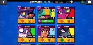 CONTA DE BRAWL STARS 14K DE TROFEÚS