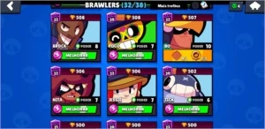 CONTA DE BRAWL STARS 14K DE TROFEÚS