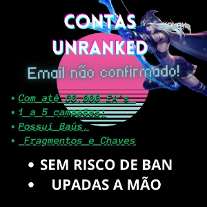 Smurf Lol Unranked Até 60K De Ea - Email Não Confirmado - League of Legends