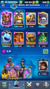 Conta clash royale e clash of clans