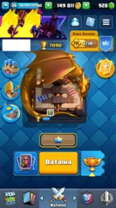 Conta clash royale e clash of clans