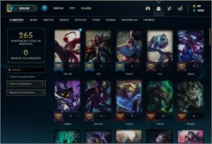 Conta prata 3 com 37 skins e 71 champs - League of Legends LOL