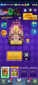 Conta Clash royale 7 carta nível elite