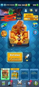 Conta Clash royale 7 carta nível elite