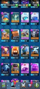 Conta Clash royale 7 carta nível elite