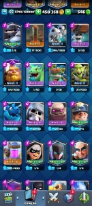 Conta Clash royale 7 carta nível elite