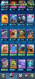 Conta Clash royale 7 carta nível elite