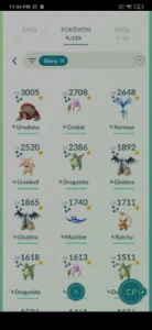 CONTA NÍVEL 40 132-Shiny 66-4* 174-3* - Pokemon GO