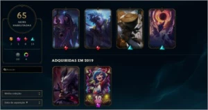 Prata 3 + 69 Champs / 65 Skins + Troca de Email - League of Legends LOL