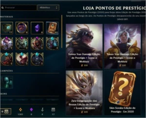 Prata 3 + 69 Champs / 65 Skins + Troca de Email - League of Legends LOL