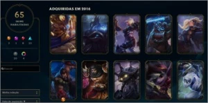 Prata 3 + 69 Champs / 65 Skins + Troca de Email - League of Legends LOL