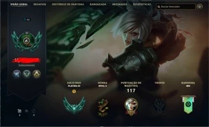 Conta platina 3 - League of Legends LOL
